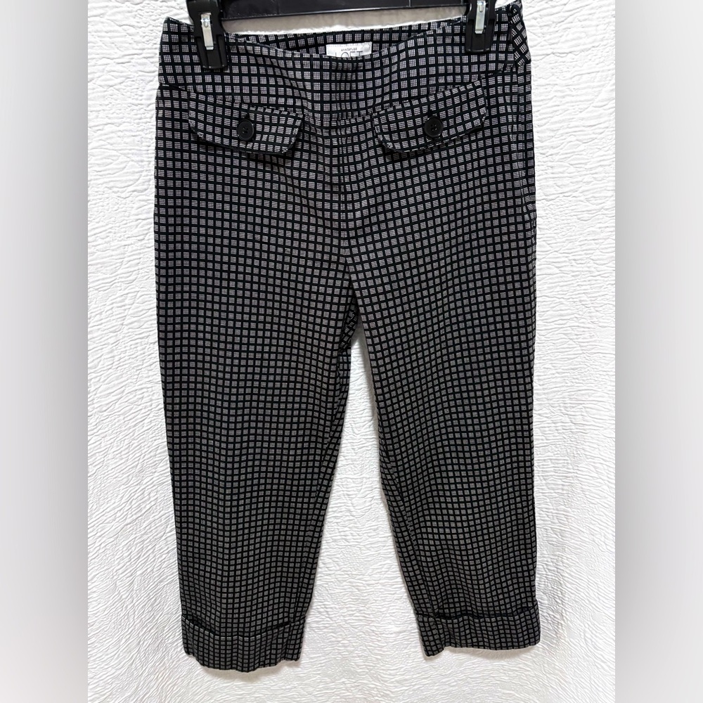 Loft by Ann Taylor women’s cotton and spandex patterned pants